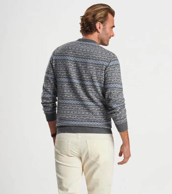 Peter Millar Sweaters Men Conway Wool Cashmere Fair Isle Crew