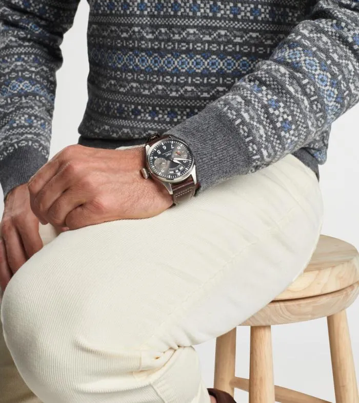 Peter Millar Sweaters Men Conway Wool Cashmere Fair Isle Crew