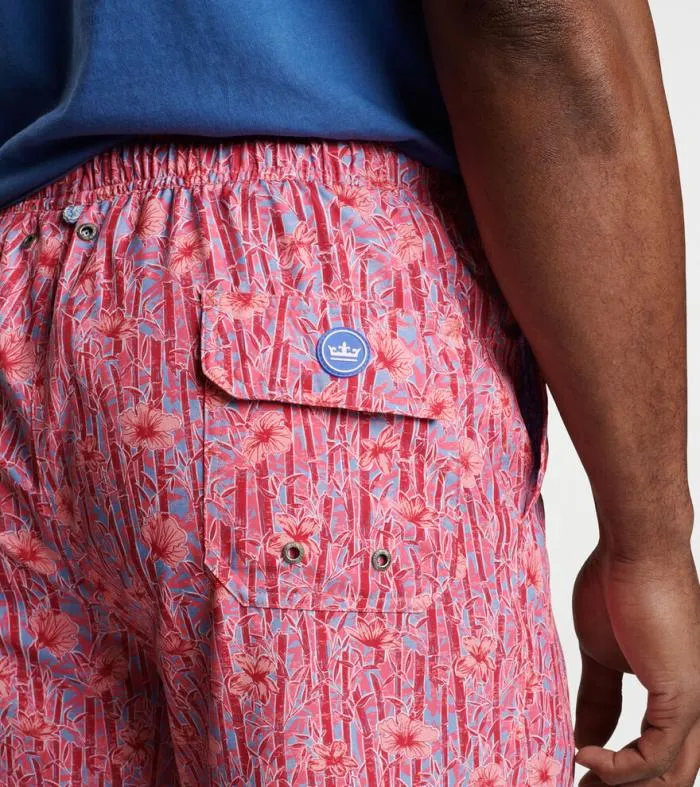 Peter Millar Swim Trunks Men Shoots And Flowers Swim Trunk
