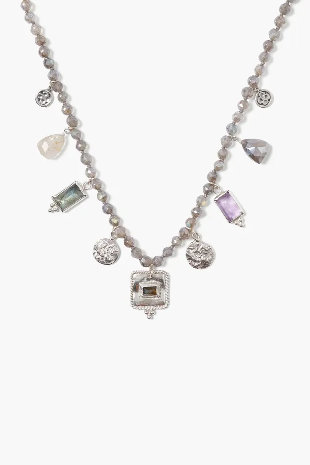 Pilar Charm Necklace Labradorite Mix Women Chan Luu Necklaces