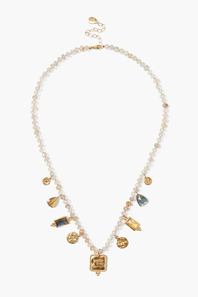 Pilar Charm Necklace Rutilated Quartz Women Chan Luu Necklaces