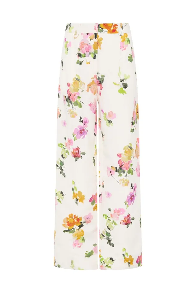 Portray Relaxed Pant Scattered Floral Women Aje Pants