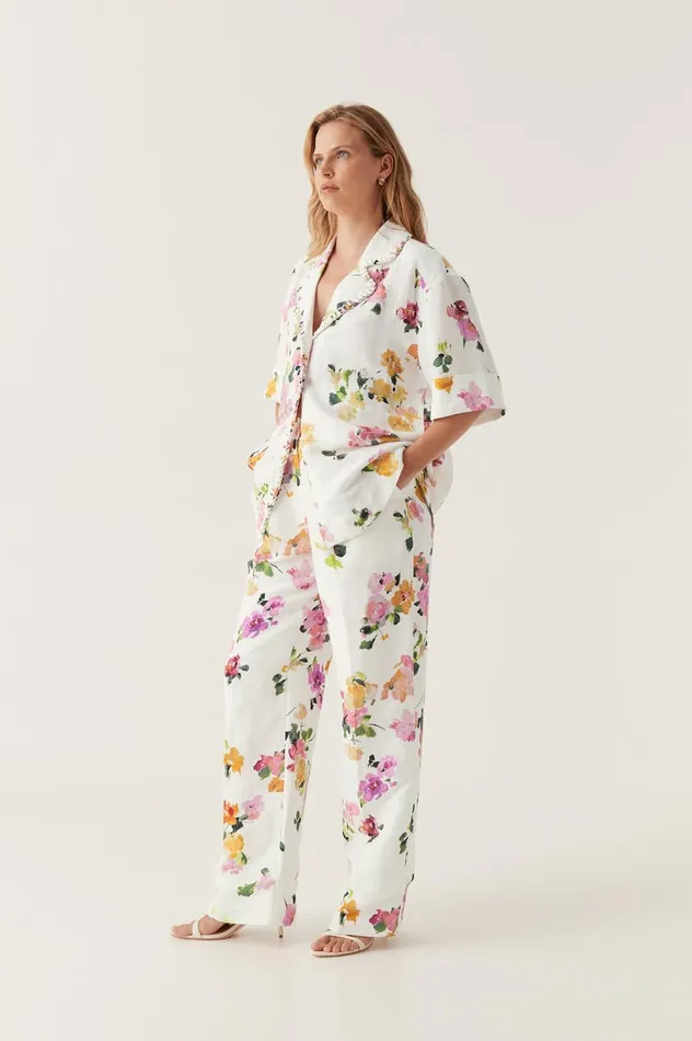 Portray Relaxed Pant Scattered Floral Women Aje Pants