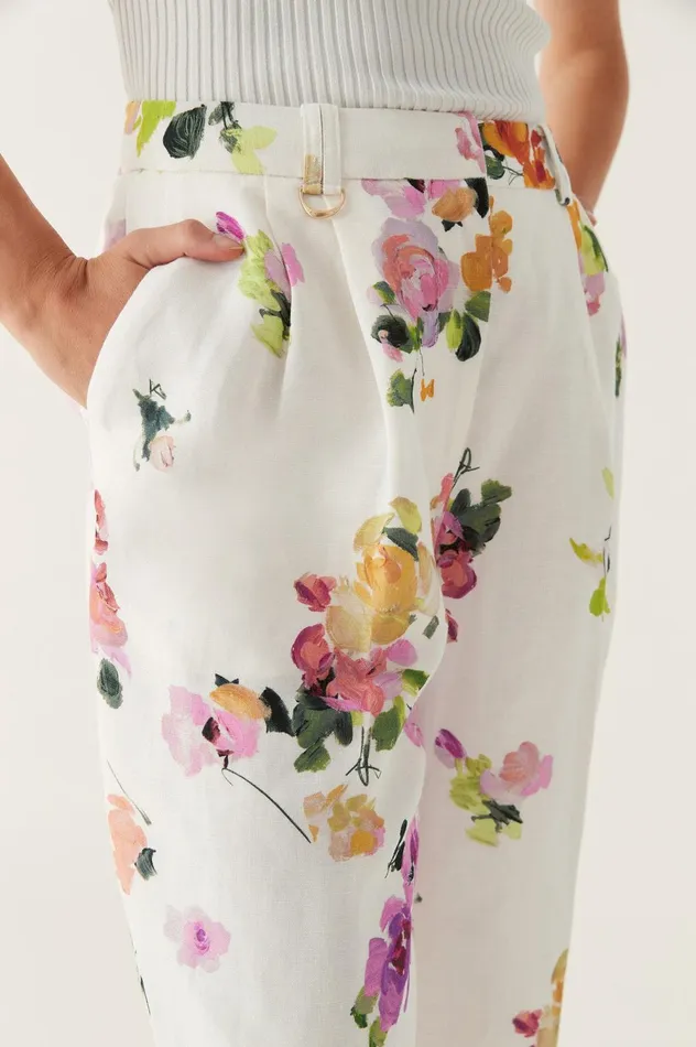 Portray Relaxed Pant Scattered Floral Women Aje Pants