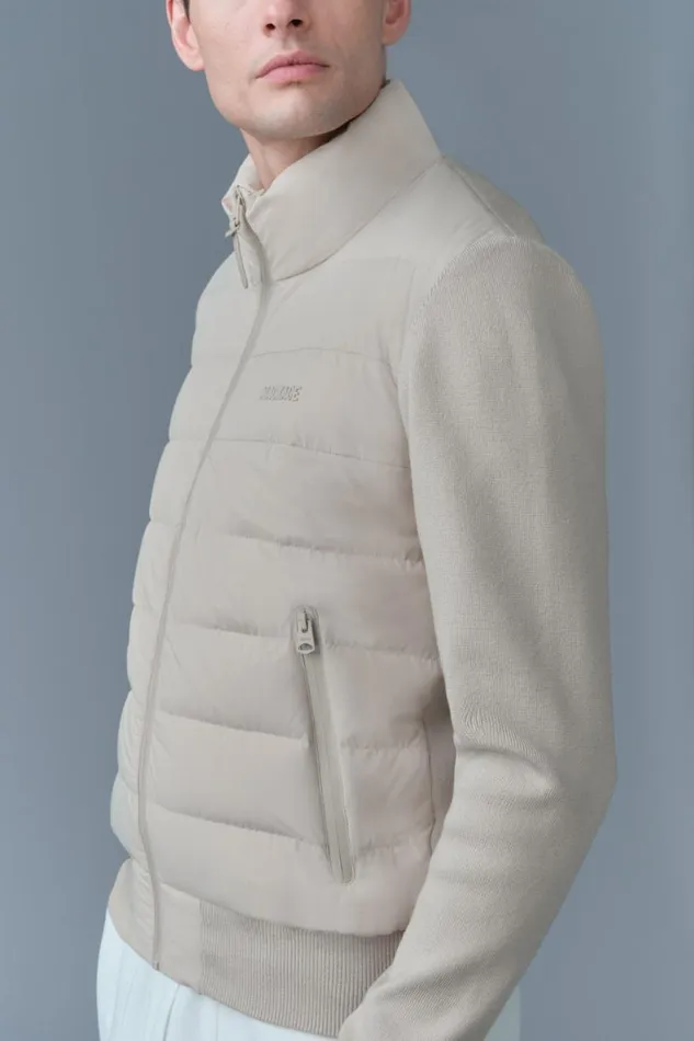Puffer Men Mackage HANEYCITY Hybrid Light Down Jacket Black Puffer Men Mackage HANEYCITY Hybrid Light Down Jacket Black