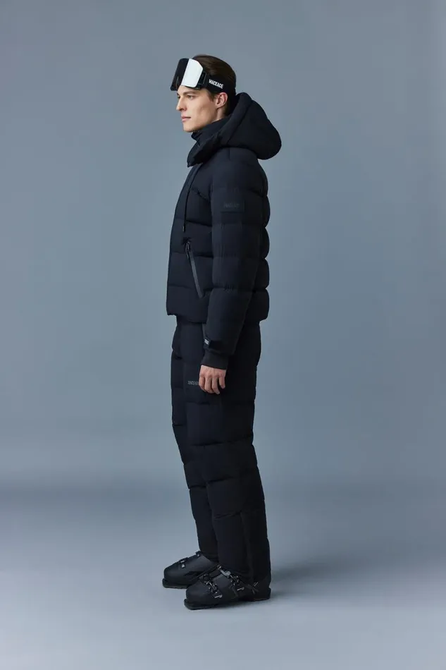 Puffer Men Mackage SAMUELSKI Medium Down Jacket With Hood Sky Blue Puffer Men Mackage SAMUELSKI Medium Down Jacket With Hood Sky Blue