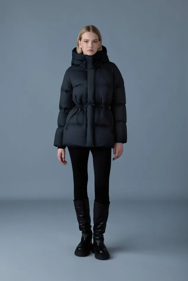 Puffers Women Mackage FREYASW Softwash Crinkle Down Jacket Black Puffers Women Mackage FREYASW Softwash Crinkle Down Jacket Black