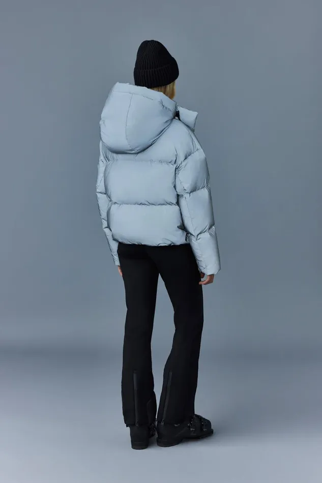 Puffers Women Mackage TESSYRF Down Jacket With Reflective Shell Reflective