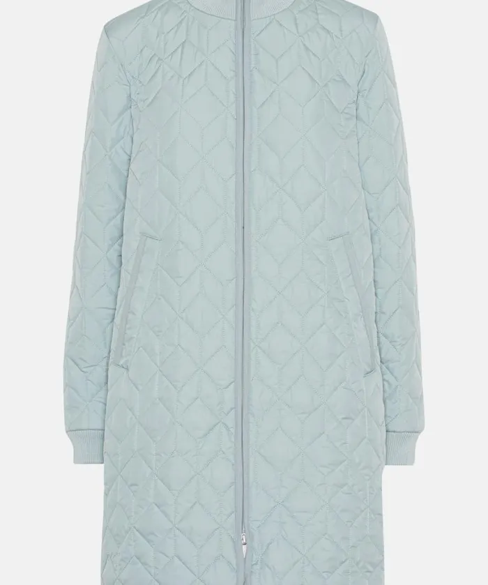 Quilt Coat 8211 Pale Petroleum Outerwear Ilse Jacobsen All Jackets And Coats Quilt Coat 8211 Pale Petroleum Outerwear Ilse Jacobsen All Jackets And Coats