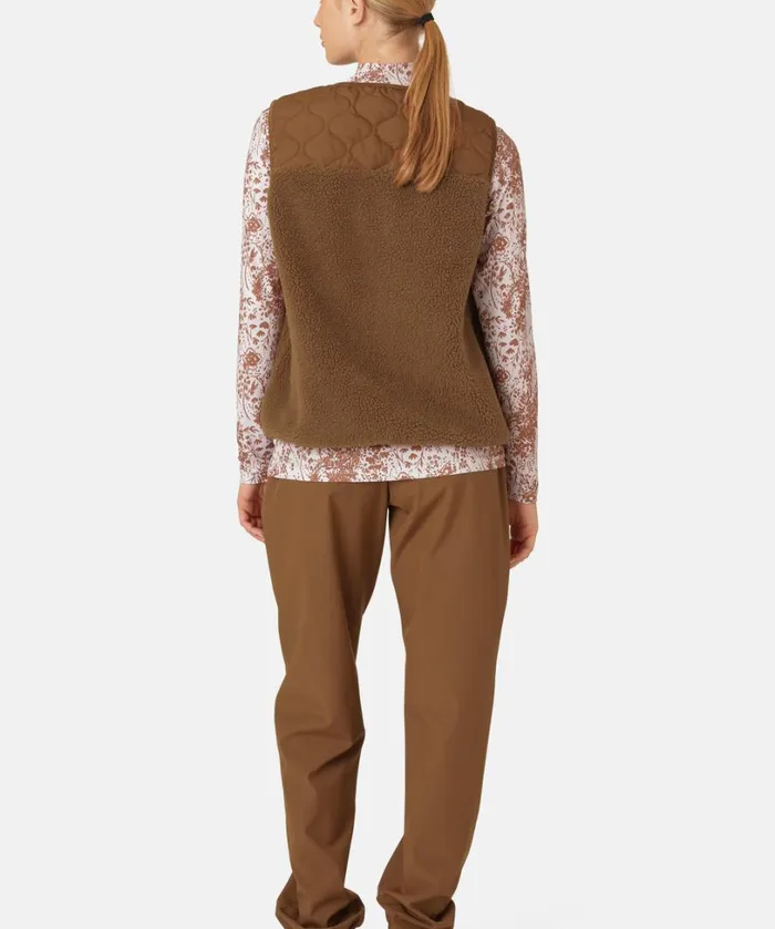 Quilt Fleece Vest 8211 Walnut Outerwear Ilse Jacobsen All Jackets And Coats Quilt Fleece Vest 8211 Walnut Outerwear Ilse Jacobsen All Jackets And Coats