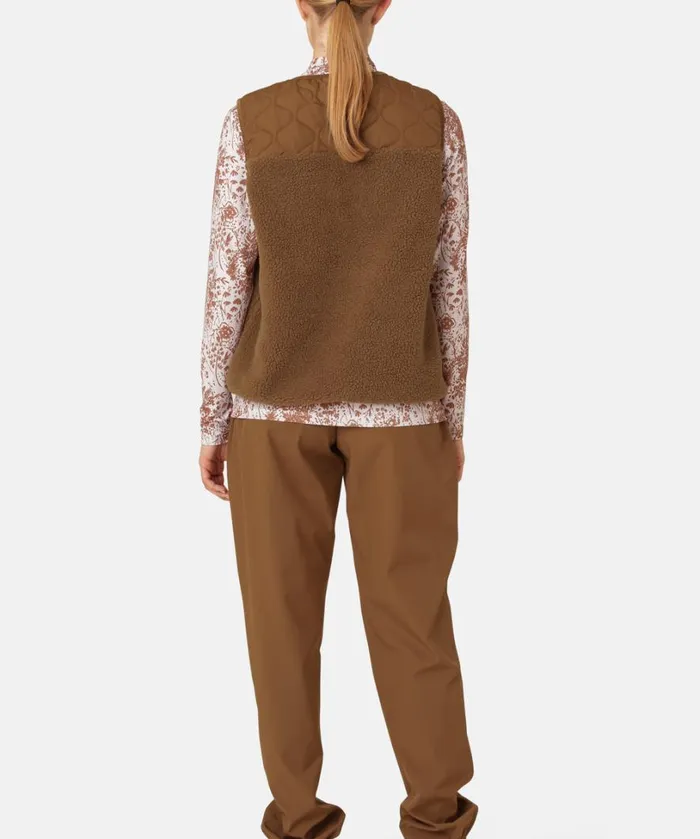Quilt Fleece Vest 8211 Walnut Outerwear Ilse Jacobsen All Jackets And Coats Quilt Fleece Vest 8211 Walnut Outerwear Ilse Jacobsen All Jackets And Coats