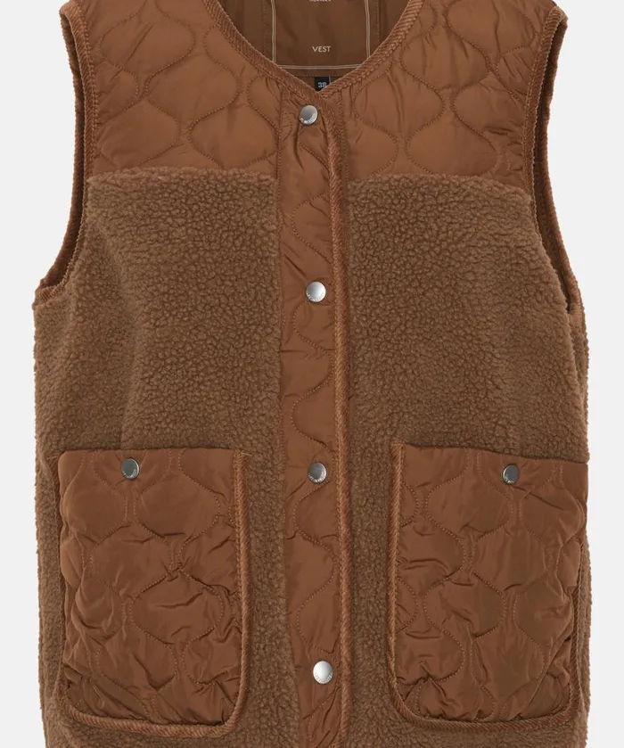 Quilt Fleece Vest 8211 Walnut Outerwear Ilse Jacobsen All Jackets And Coats Quilt Fleece Vest 8211 Walnut Outerwear Ilse Jacobsen All Jackets And Coats