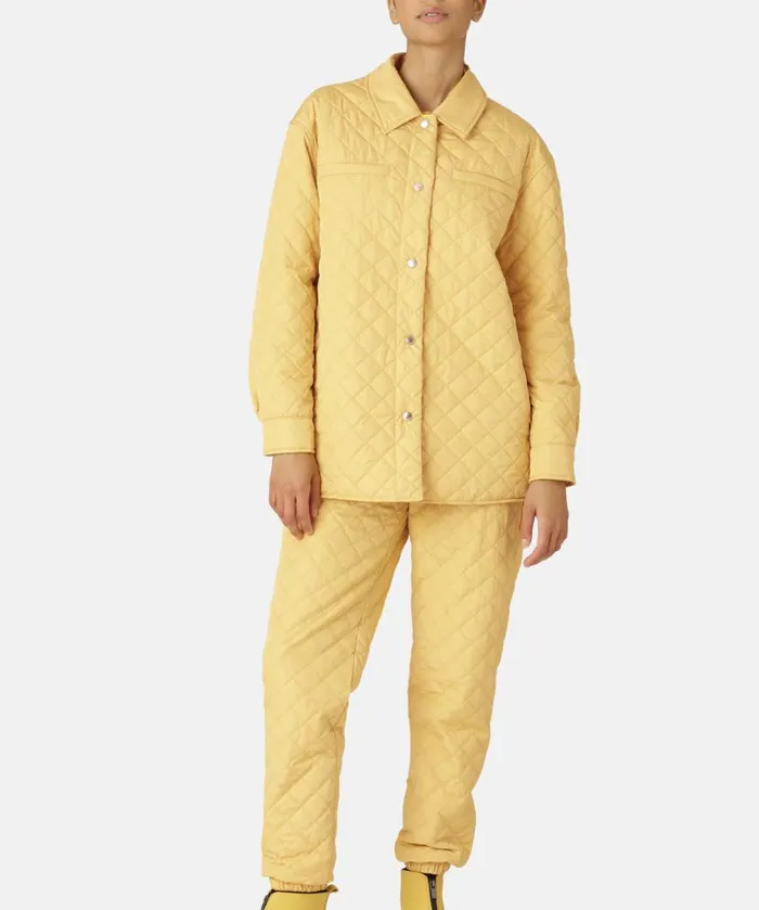 Quilt Jacket 8211 Marigold Outerwear Ilse Jacobsen All Jackets And Coats