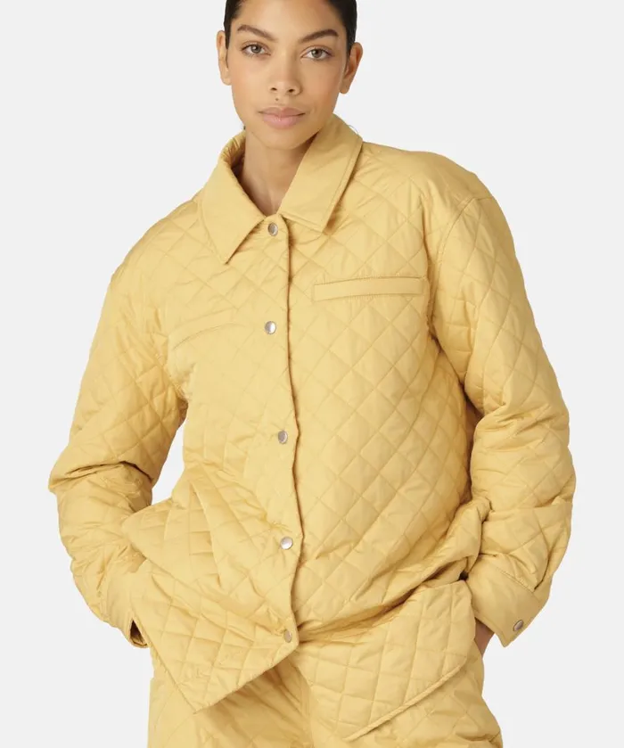 Quilt Jacket 8211 Marigold Outerwear Ilse Jacobsen All Jackets And Coats