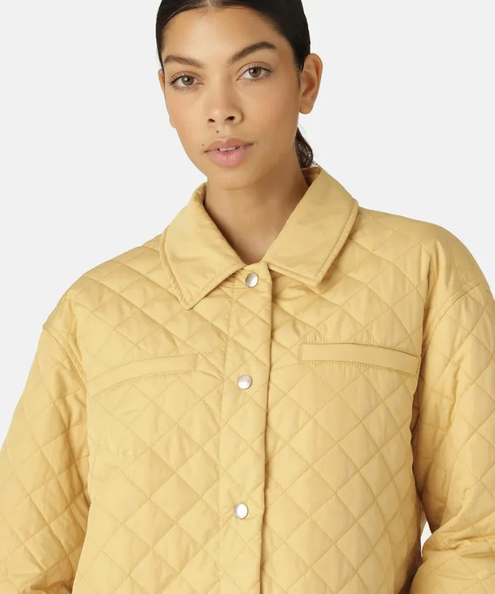 Quilt Jacket 8211 Marigold Outerwear Ilse Jacobsen All Jackets And Coats