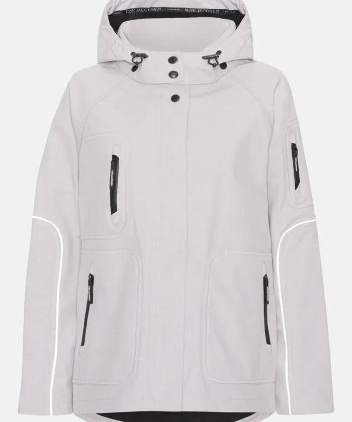 Rain Jacket 8211 Concrete Rainwear Ilse Jacobsen Raincoats