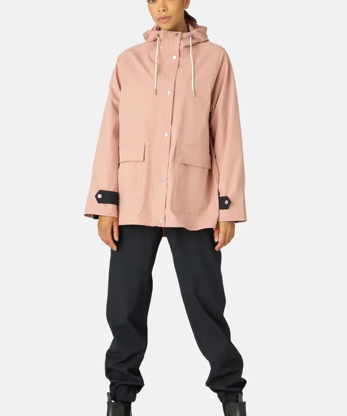 Rain Jacket 8211 Misty Rose Rainwear Ilse Jacobsen Raincoats