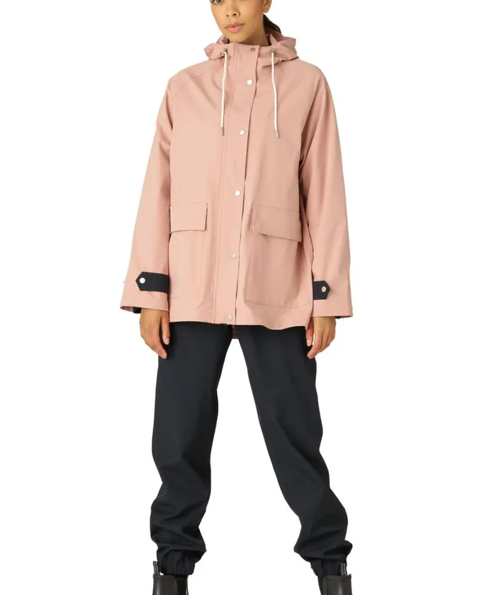 Rain Jacket 8211 Misty Rose Rainwear Ilse Jacobsen Raincoats