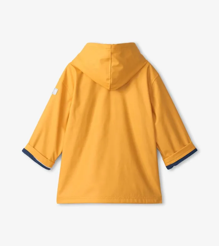 Rainwear GirlsBoys Hatley Yellow ZipUp Rain Jacket