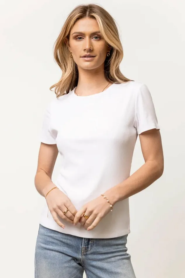 Rickie Top In Off White 8211 FINAL SALE Off White Women Bohme Tees and Tanks