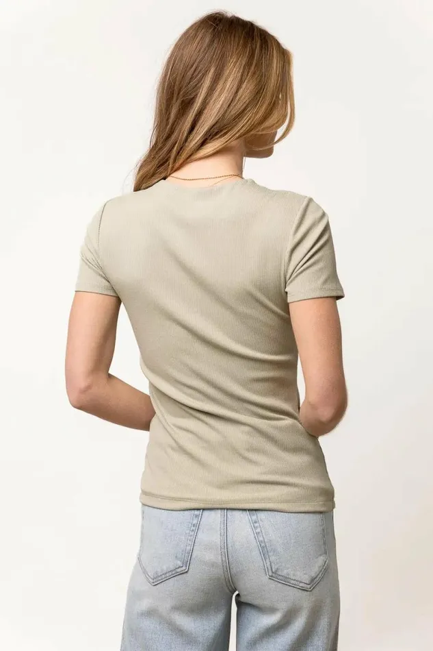 Rickie Top In Sage 8211 FINAL SALE Sage Women Bohme Tees and Tanks