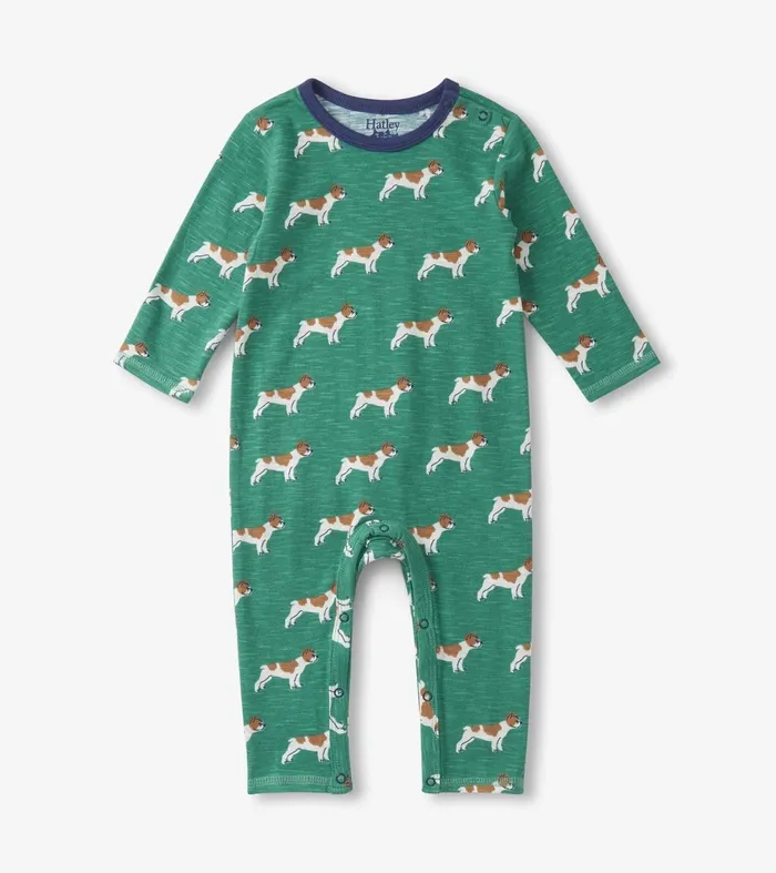 Rompers Baby and Toddler Hatley Baby Boys French Bulldogs Long Sleeve Romper