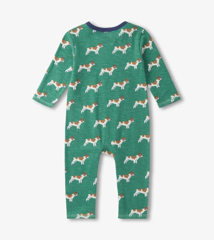 Rompers Baby and Toddler Hatley Baby Boys French Bulldogs Long Sleeve Romper