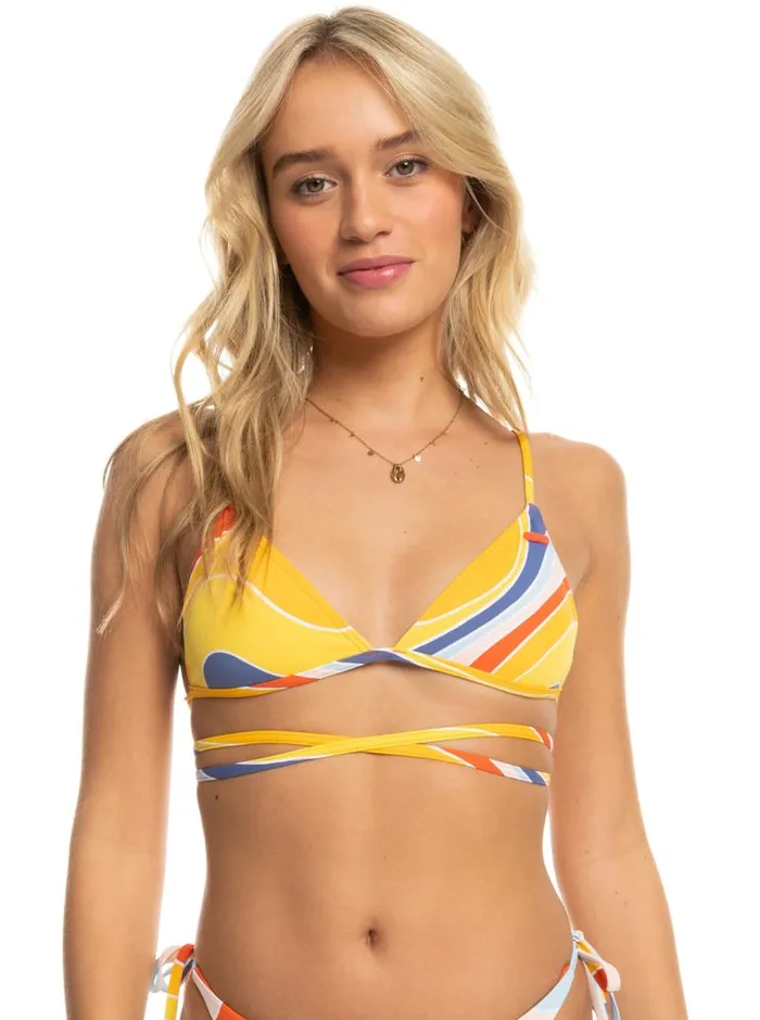 Roxy Bikinis Palm Cruz Triangle Bikini Top Tiger Lily Cruz 8211 Women Roxy Bikinis Palm Cruz Triangle Bikini Top Tiger Lily Cruz 8211 Women