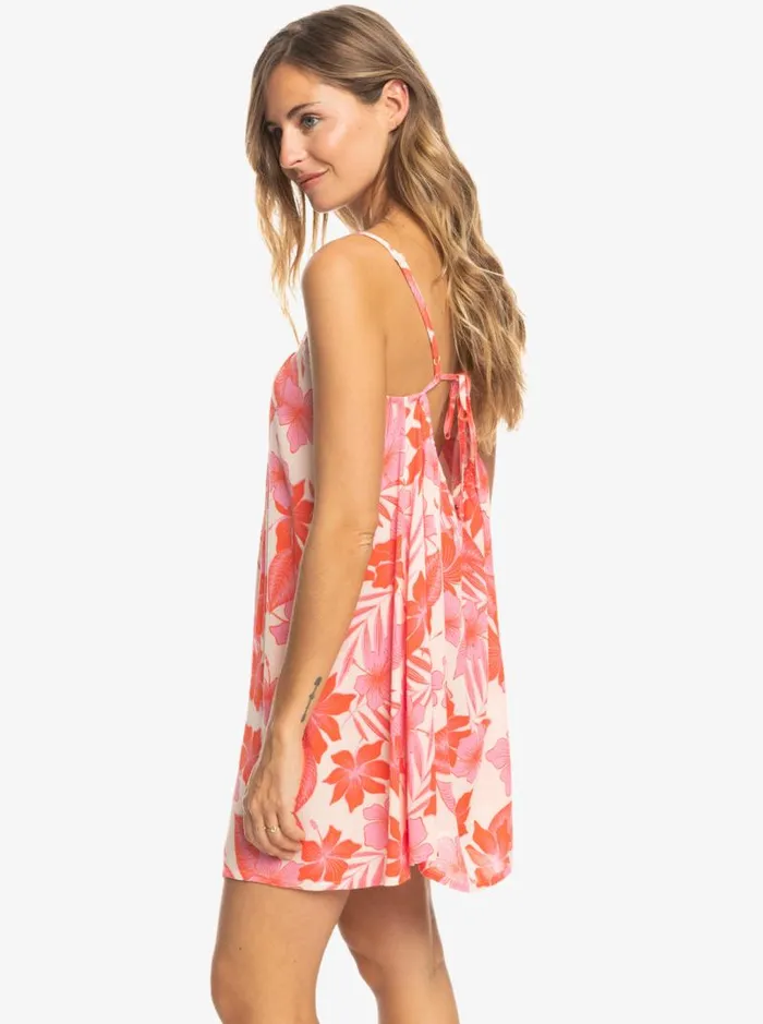 Roxy Cover Ups Summer Adventures Beach CoverUp Dress Pale Dogwood Lhibiscus 8211 Women