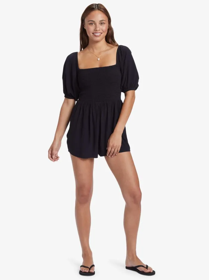 Roxy Dresses Barefoot Babe Romper Anthracite 8211 Women