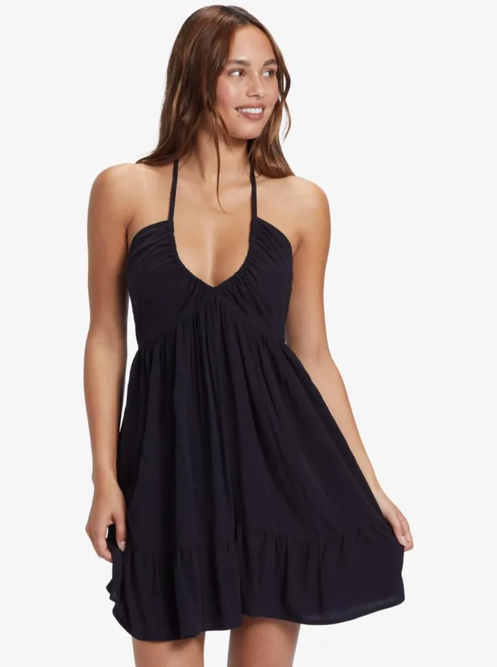 Roxy Dresses Summer Nights Mini MultiWay Dress Anthracite 8211 Women