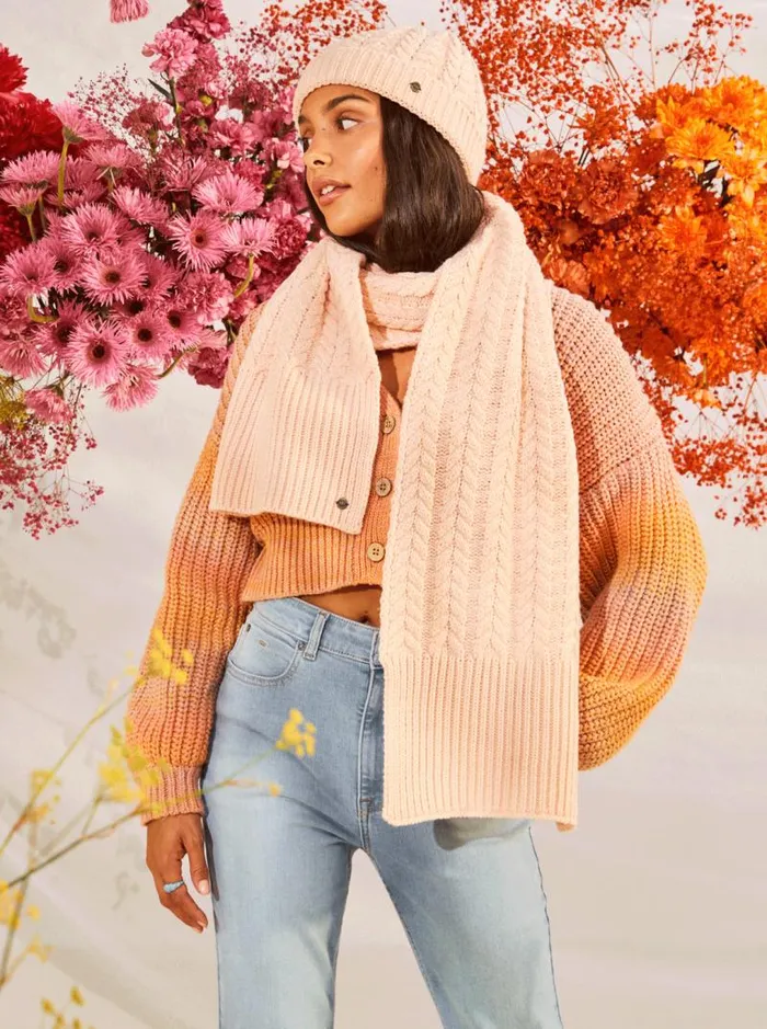 Roxy Fleece and Hoodies Sundaze Sweater Sachet Pink Sunbean 8211 Women Roxy Fleece and Hoodies Sundaze Sweater Sachet Pink Sunbean 8211 Women