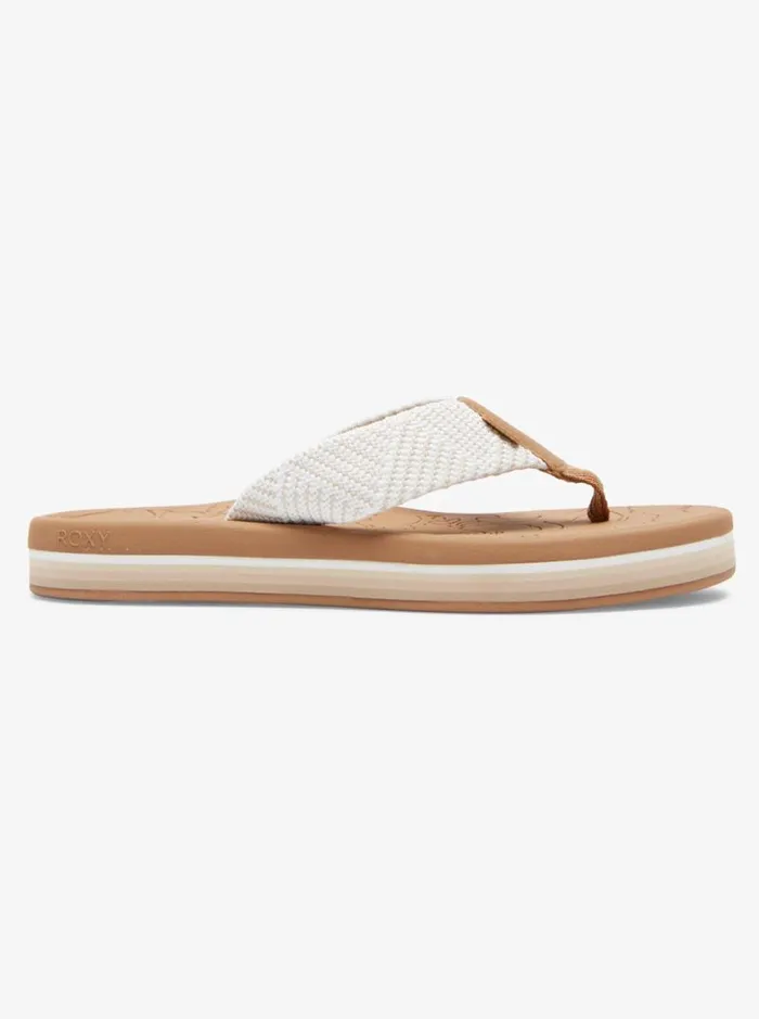 Roxy Flip Flops Colbee Hi Sandals Natural 8211 Women