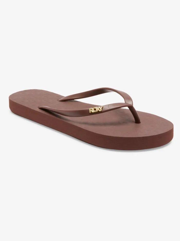 Roxy Flip Flops Viva Hi Sandals Chocolate 8211 Women