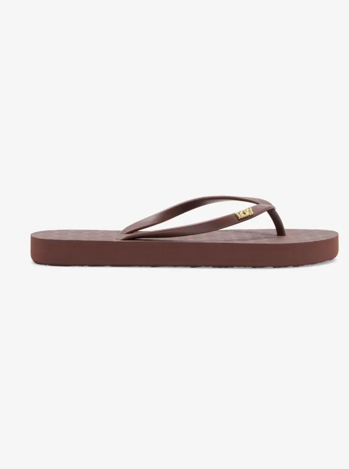 Roxy Flip Flops Viva Hi Sandals Chocolate 8211 Women