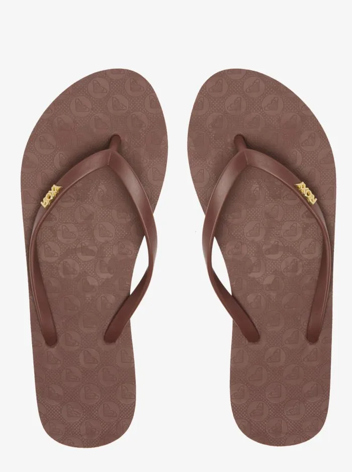 Roxy Flip Flops Viva Hi Sandals Chocolate 8211 Women