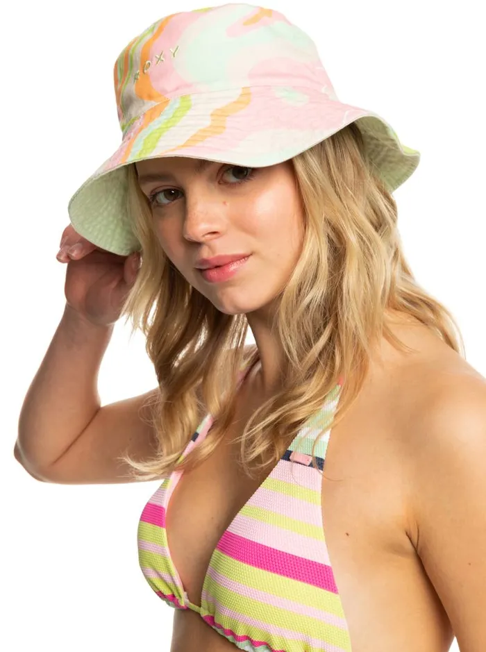 Roxy Hats Jasmine Paradise Reversible Bucket Hat Ambroisia Hibiscus Hype 8211 Women Roxy Hats Jasmine Paradise Reversible Bucket Hat Ambroisia Hibiscus Hype 8211 Women
