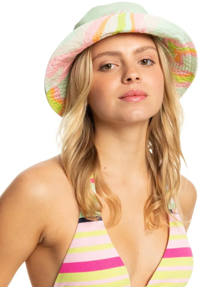 Roxy Hats Jasmine Paradise Reversible Bucket Hat Ambroisia Hibiscus Hype 8211 Women Roxy Hats Jasmine Paradise Reversible Bucket Hat Ambroisia Hibiscus Hype 8211 Women