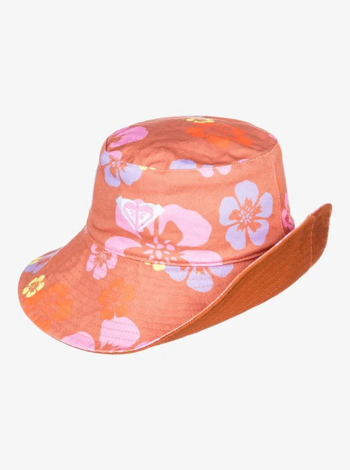 Roxy Hats SurfKindKate Bucket Reversible Hat Sunburn Positivity Paradise 8211 Women Roxy Hats SurfKindKate Bucket Reversible Hat Sunburn Positivity Paradise 8211 Women