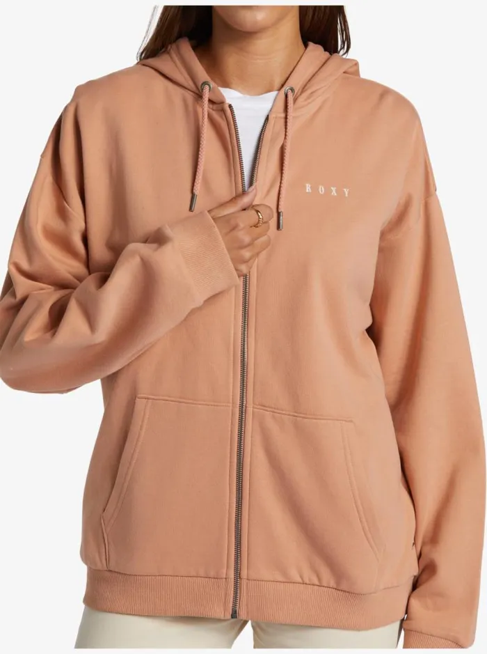 Roxy Jackets Oversized Evening Hike Hoodie Cafe Creme 8211 Women