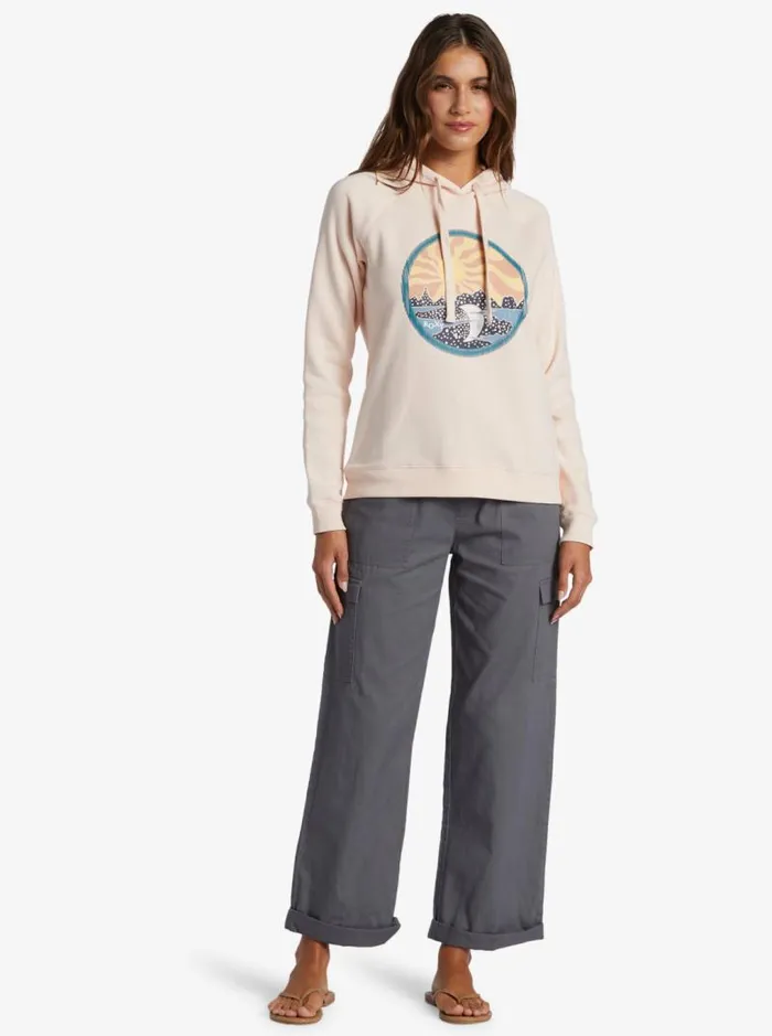 Roxy Jackets Sunkissed Stars Go To Hoodie Pale Dogwood 8211 Women