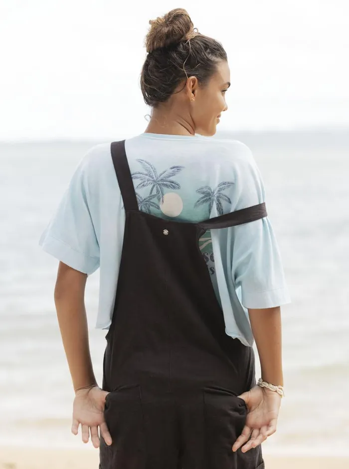 Roxy Jumpsuits and Rompers Back To Goodbye Short Overalls Anthracite 8211 Women Roxy Jumpsuits and Rompers Back To Goodbye Short Overalls Anthracite 8211 Women
