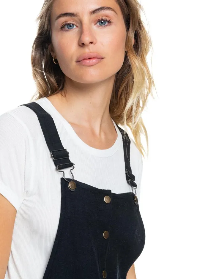 Roxy Jumpsuits and Rompers Back To Goodbye Short Overalls Anthracite 8211 Women Roxy Jumpsuits and Rompers Back To Goodbye Short Overalls Anthracite 8211 Women
