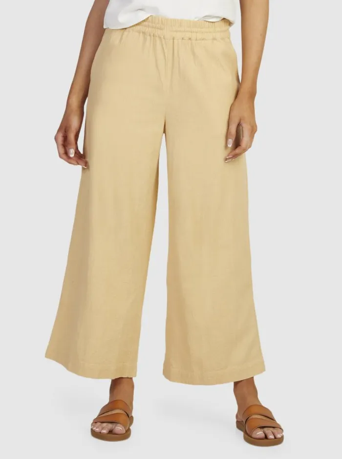 Roxy Pants and Jeans Lekeitio Bay Beach Trousers Beige 8211 Women