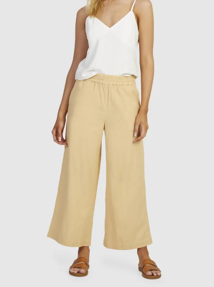 Roxy Pants and Jeans Lekeitio Bay Beach Trousers Beige 8211 Women Roxy Pants and Jeans Lekeitio Bay Beach Trousers Beige 8211 Women