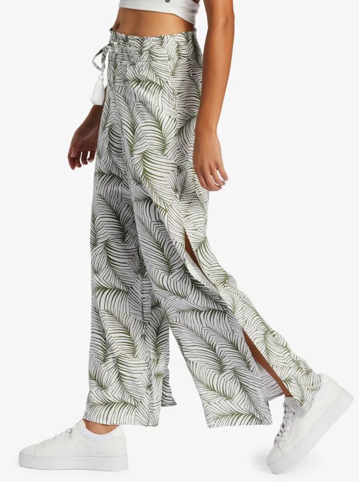 Roxy Pants and Jeans Tropical Rhythm Beachy Pants Palm Tree Dreams 8211 Women