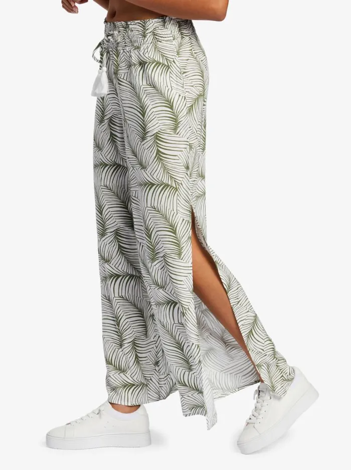 Roxy Pants and Jeans Tropical Rhythm Beachy Pants Palm Tree Dreams 8211 Women