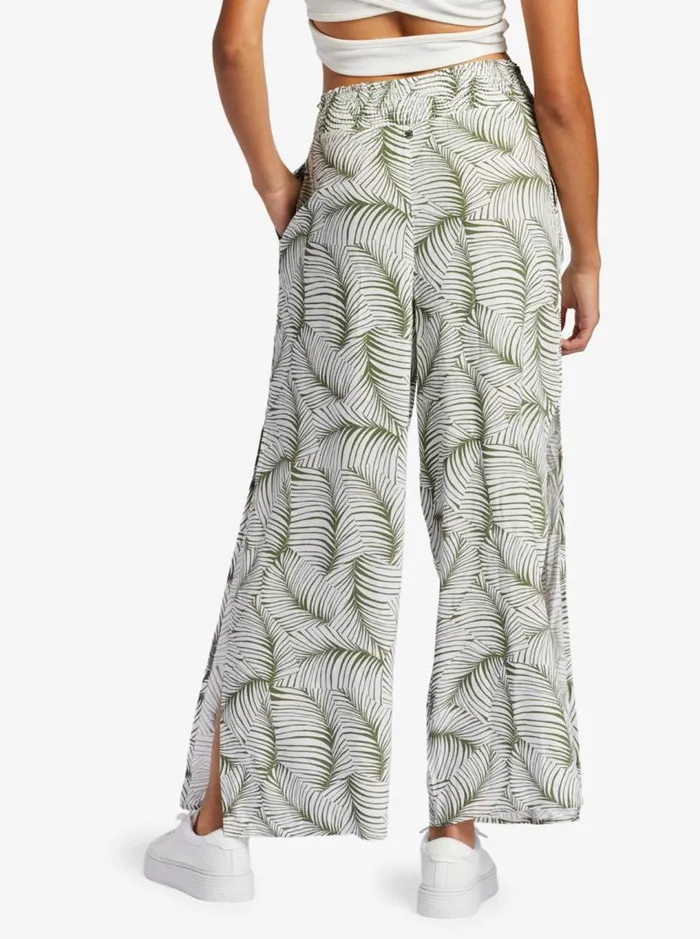 Roxy Pants and Jeans Tropical Rhythm Beachy Pants Palm Tree Dreams 8211 Women
