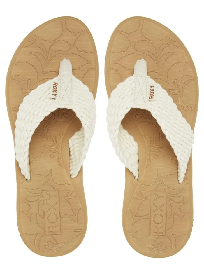 Roxy Sandals Caillay WaterFriendly Sandals Cream 8211 Women Roxy Sandals Caillay WaterFriendly Sandals Cream 8211 Women