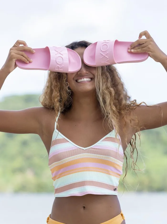 Roxy Sandals Slippy Jelly Sandals Pink 8211 Women Roxy Sandals Slippy Jelly Sandals Pink 8211 Women